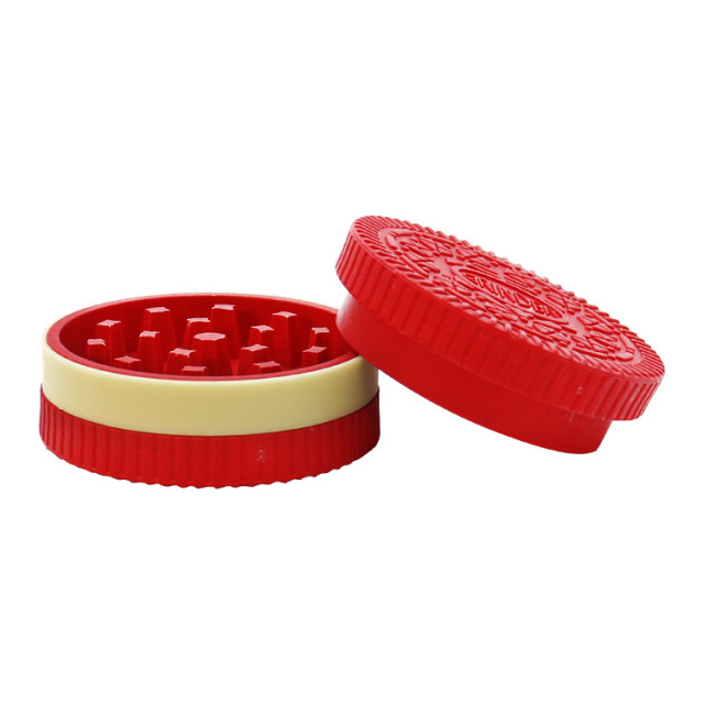 Oreo Cookie Herb Grinder – 56mm 2-Layer Crusher