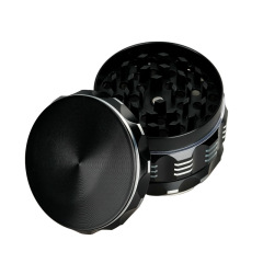 63mm Aluminum Alloy Herb Grinder – 4-Layer Heavy-Duty Metal Grinder with Unique Gear Design, Sharp Teeth, and Magnetic Lid for Efficient Grinding