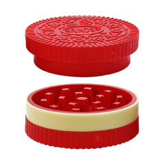 Oreo Cookie Herb Grinder – 56mm 2-Layer Crusher