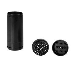 Electric Herb Grinder with Storage Compartment – Automatic Vibration Filling Design