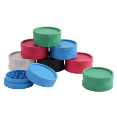 55mm Biodegradable Plastic Herb Grinder – 2 Layer Eco-Friendly Design