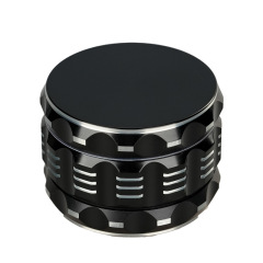 63mm Aluminum Alloy Herb Grinder – 4-Layer Heavy-Duty Metal Grinder with Unique Gear Design, Sharp Teeth, and Magnetic Lid for Efficient Grinding