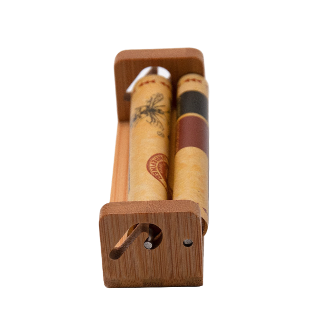 HORNET 78mm Bamboo Cigarette Rolling Machine – Eco-Friendly Hand Roller