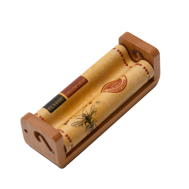 HORNET 78mm Bamboo Cigarette Rolling Machine – Eco-Friendly Hand Roller