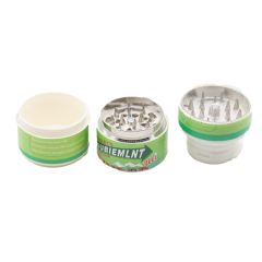 Disguised Candy Bottle Herb Grinder – 3-Layer Plastic & Metal Teeth Portable Tobacco Crusher 45mm