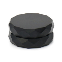 50mm Square Aluminum Alloy Herb Grinder 2 Layers Portable Magnetic Lid Crusher