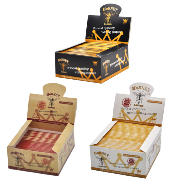 110mm Rolling Papers with Display Box – HORNET Brand