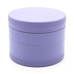 63mm Ceramic Coated Aluminum Herb Grinder – 4-Layer Metal Tobacco Grinder with Magnetic Lid and Sharp Teeth