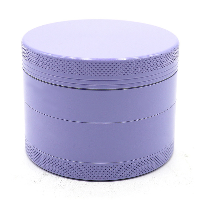 63mm Ceramic Coated Aluminum Herb Grinder – 4-Layer Metal Tobacco Grinder with Magnetic Lid and Sharp Teeth
