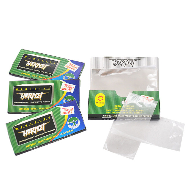 Transparent Cellulose Rolling Papers – Gold, Silver & Clear Options