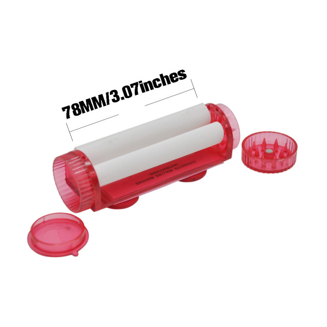 78mm Plastic Rolling Machine with Grinder Storage Box