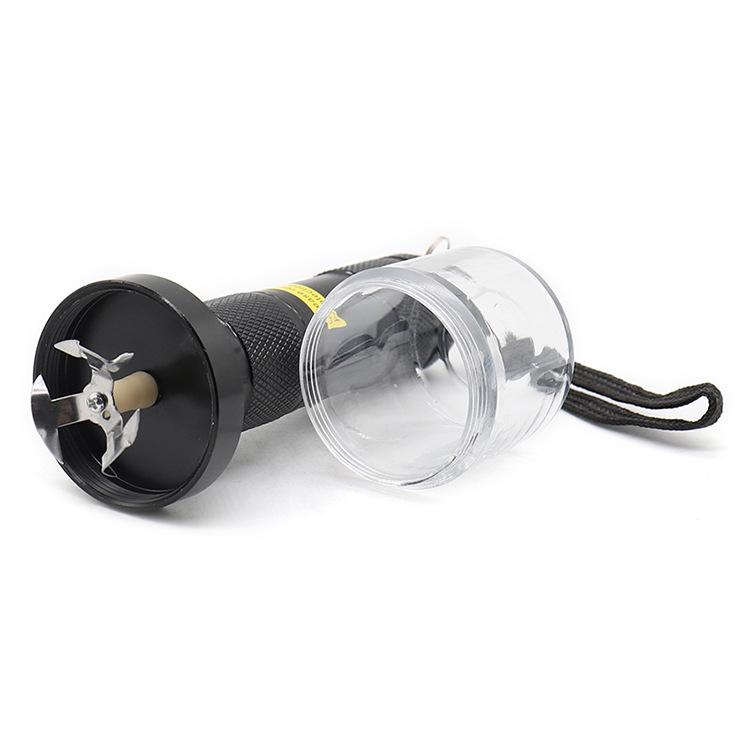 Portable Electric Herb Grinder – Aluminum Alloy Automatic Spice Crusher with Transparent Chamber