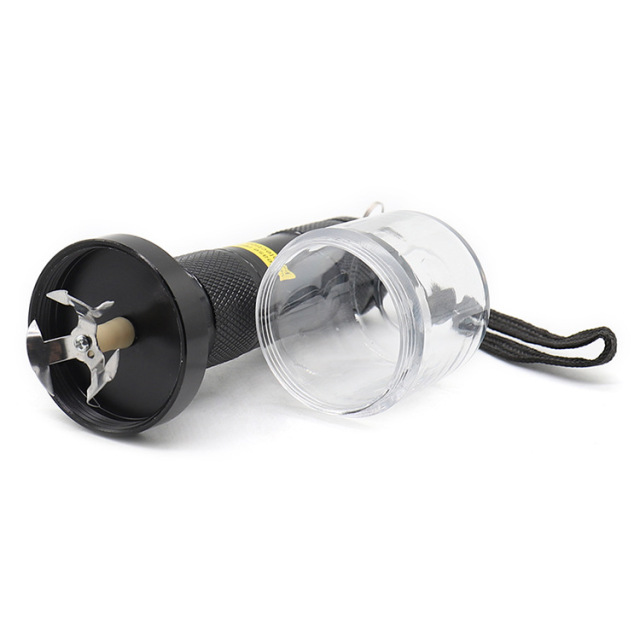 Portable Electric Herb Grinder – Aluminum Alloy Automatic Spice Crusher with Transparent Chamber