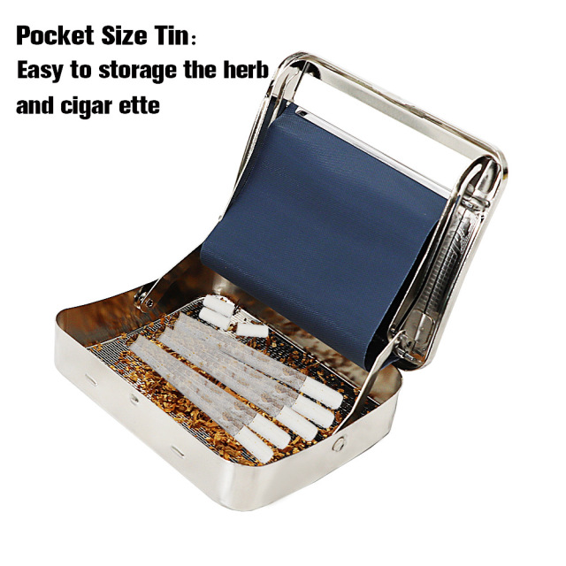 Hornet 79mm Manual Cigarette Rolling Box – Metal Hand Roller Machine