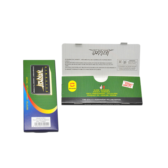 Transparent Cellulose Rolling Papers – Gold, Silver & Clear Options