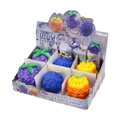 63mm Zinc Alloy Fruit Shape Herb Grinder – 3 Layers Novelty Design Tobacco Grinder