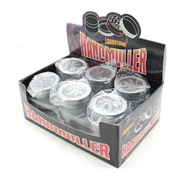 40/50/63mm 4-Layer Zinc Alloy Herb Grinder with Leaf Engraving | Durable Metal Grinder with Sharp Teeth & Pollen Catcher