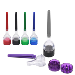 Cone Artist Manual Herb Grinder with Rolling Cone Filler – Portable Plastic Cone Rolling Tool