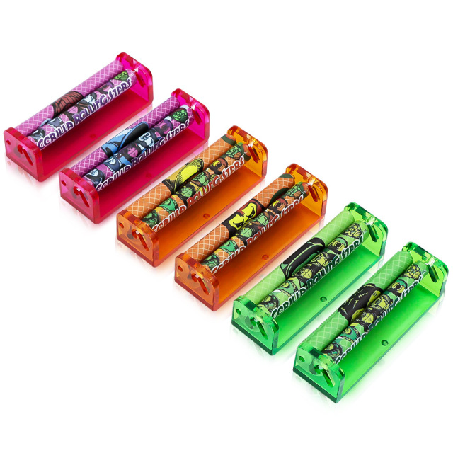 78mm Plastic Rolling Machine – Cartoon Design Cigarette Roller