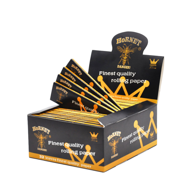 110mm Rolling Papers with Display Box – HORNET Brand