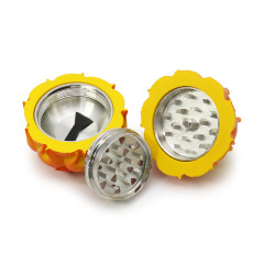 63mm Zinc Alloy Fruit Shape Herb Grinder – 3 Layers Novelty Design Tobacco Grinder