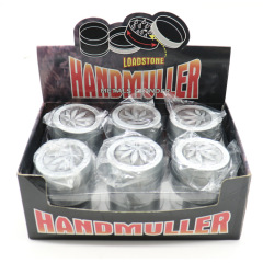 40/50/63mm 4-Layer Zinc Alloy Herb Grinder with Leaf Engraving | Durable Metal Grinder with Sharp Teeth & Pollen Catcher