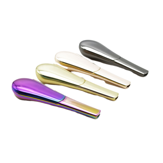 Magnetic Alloy Smoking Pipe – Portable Metal Hand Pipe with Detachable Design, 98mm