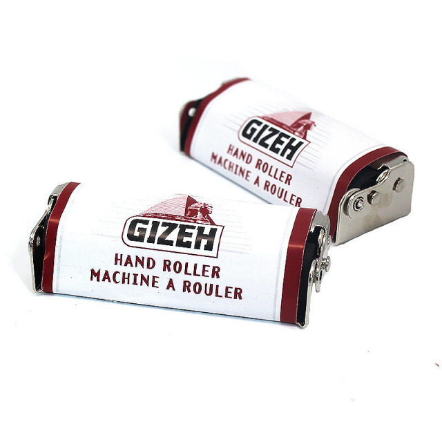 70mm Metal Cigarette Rolling Machine – GIZEH Style Hand Roller