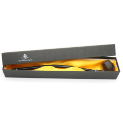 Hexagon Resin Long Stem Smoking Pipe – 410mm Carved Design with Gift Box