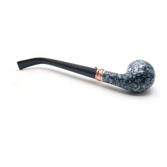 Resin Long Stem Smoking Pipe – Carved Floral Design, 245mm Classic Tobacco Pipe with Gift Box