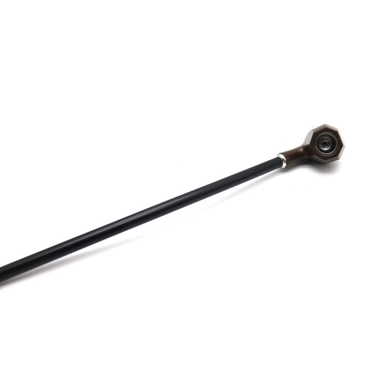 Hexagon Resin Long Stem Smoking Pipe – 410mm Carved Design with Gift Box