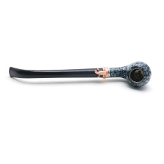 Resin Long Stem Smoking Pipe – Carved Floral Design, 245mm Classic Tobacco Pipe with Gift Box