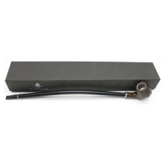 Hexagon Resin Long Stem Smoking Pipe – 410mm Carved Design with Gift Box