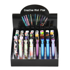 Portable Aluminum Alloy Metal Smoking Pipe – Bullet Tube Design – 95mm