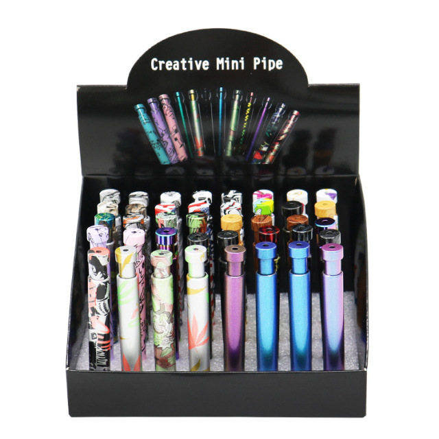 Portable Aluminum Alloy Metal Smoking Pipe – Bullet Tube Design – 95mm