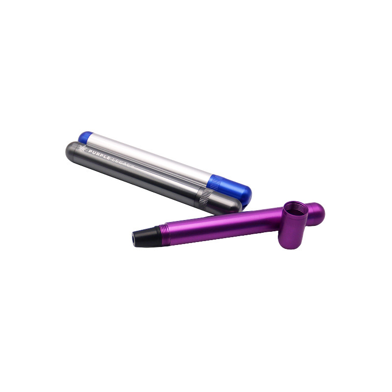 Mini Aluminum Alloy Storage Tube – Portable Airtight Smell-Proof Stash Container for Tobacco and Herbs