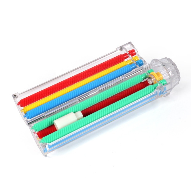 Manual Plastic Cigarette Rolling Machine – Handheld Rotating Tobacco Roller Filler, 12.5mm