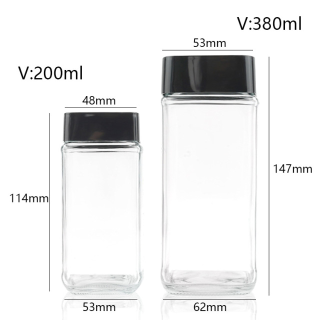 Glass Jar with Plastic Lid – Herb & Tobacco Storage Container