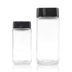 Glass Jar with Plastic Lid – Herb & Tobacco Storage Container