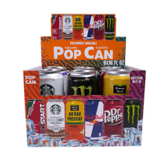 6pcs Pop Can Hidden Stash Jar Set – Aluminum Secret Storage Container for Herbs, Tobacco, and Small Items