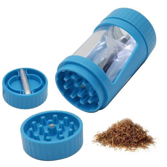 Backwoods Plastic LED Jar with Herb Grinder | 4-in-1 Smell Proof Storage Container