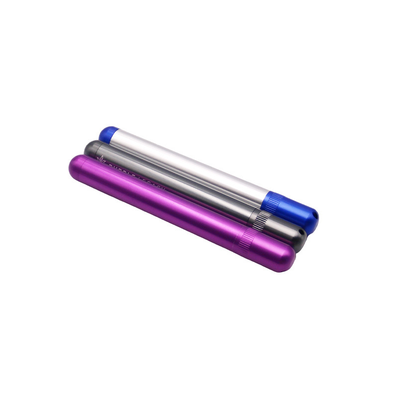 Mini Aluminum Alloy Storage Tube – Portable Airtight Smell-Proof Stash Container for Tobacco and Herbs
