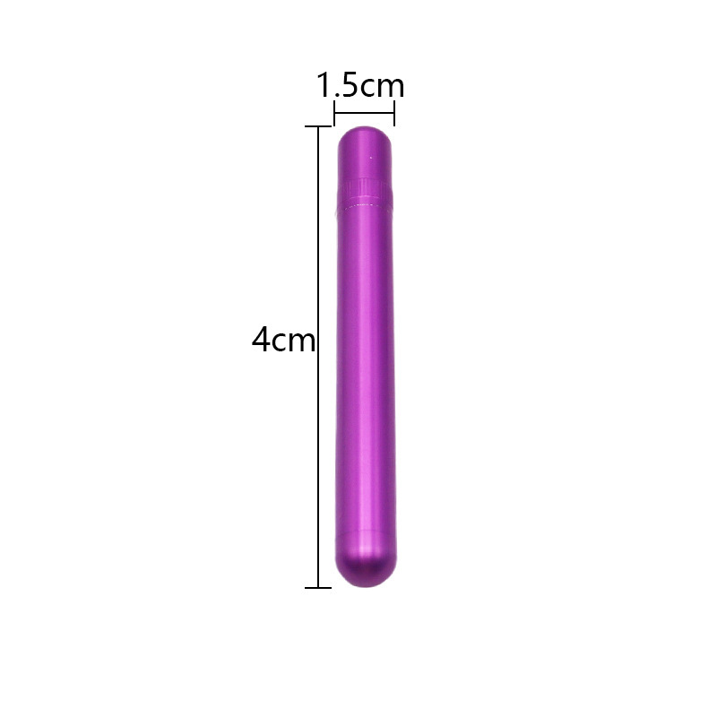 Mini Aluminum Alloy Storage Tube – Portable Airtight Smell-Proof Stash Container for Tobacco and Herbs