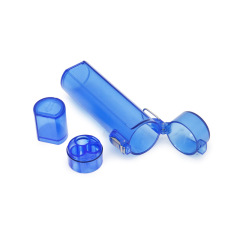 Transparent Plastic Rolling Box – Airtight Herb Storage Container with Locking Clip, Portable Stash Case