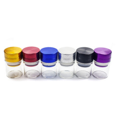 40mm Aluminum Lid Glass Storage Jar – Airtight Herb Grinder Container