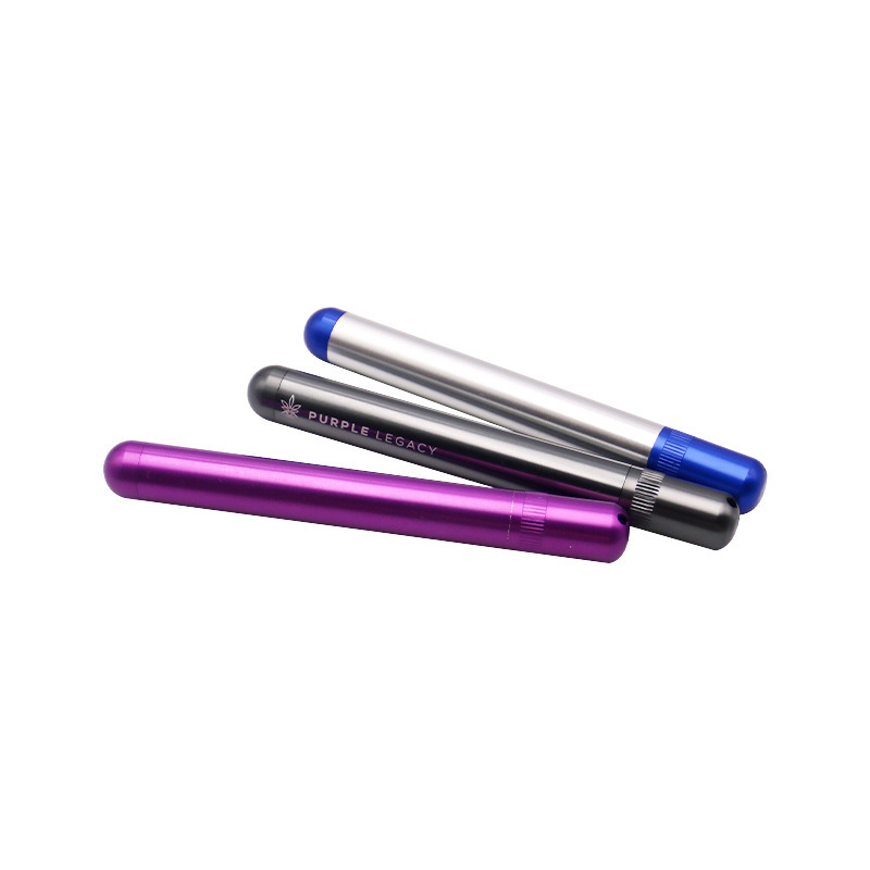 Mini Aluminum Alloy Storage Tube – Portable Airtight Smell-Proof Stash Container for Tobacco and Herbs