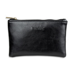 PU Leather Tobacco Pouch with Zipper | Smoking Storage Bag for Tobacco & Accessories