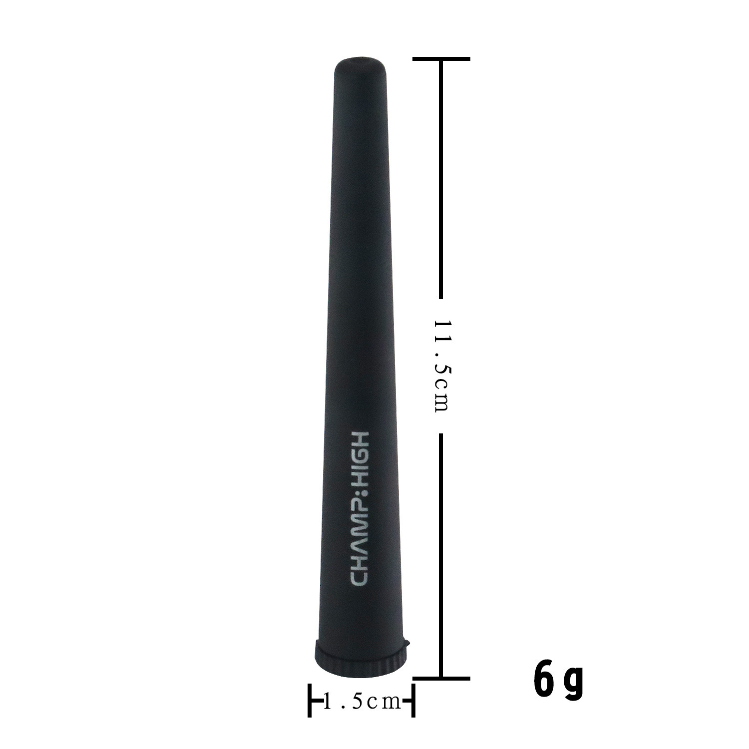 115mm Cone-Shaped Joint Tube – Airtight Odor-Proof Pre-Roll Storage Container