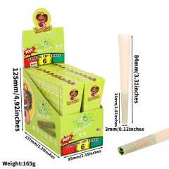 84mm Pre-Rolled Cones with 30mm Flavor Tips – 6 Cones/Box