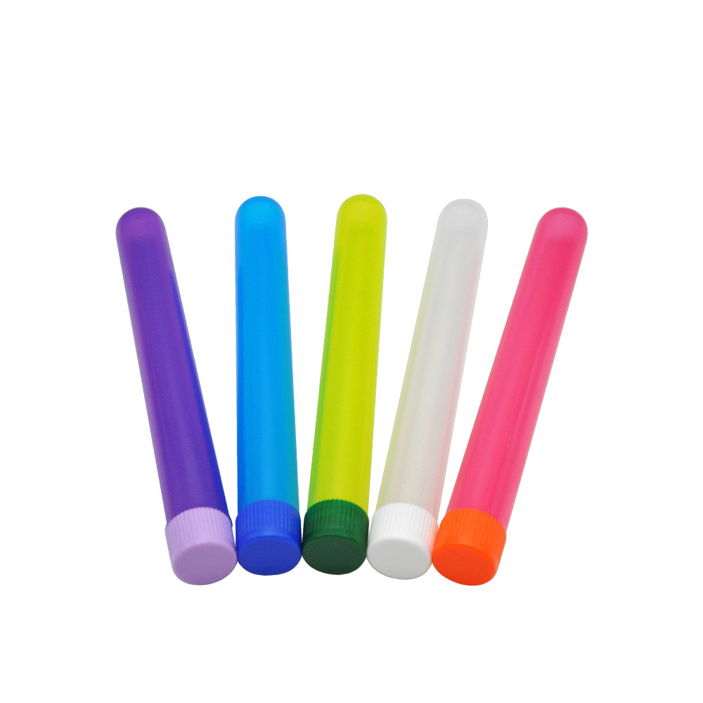 135mm Plastic Storage Tube with Cap – Fits 110mm Pre-Rolled Cones, 48pcs/Box